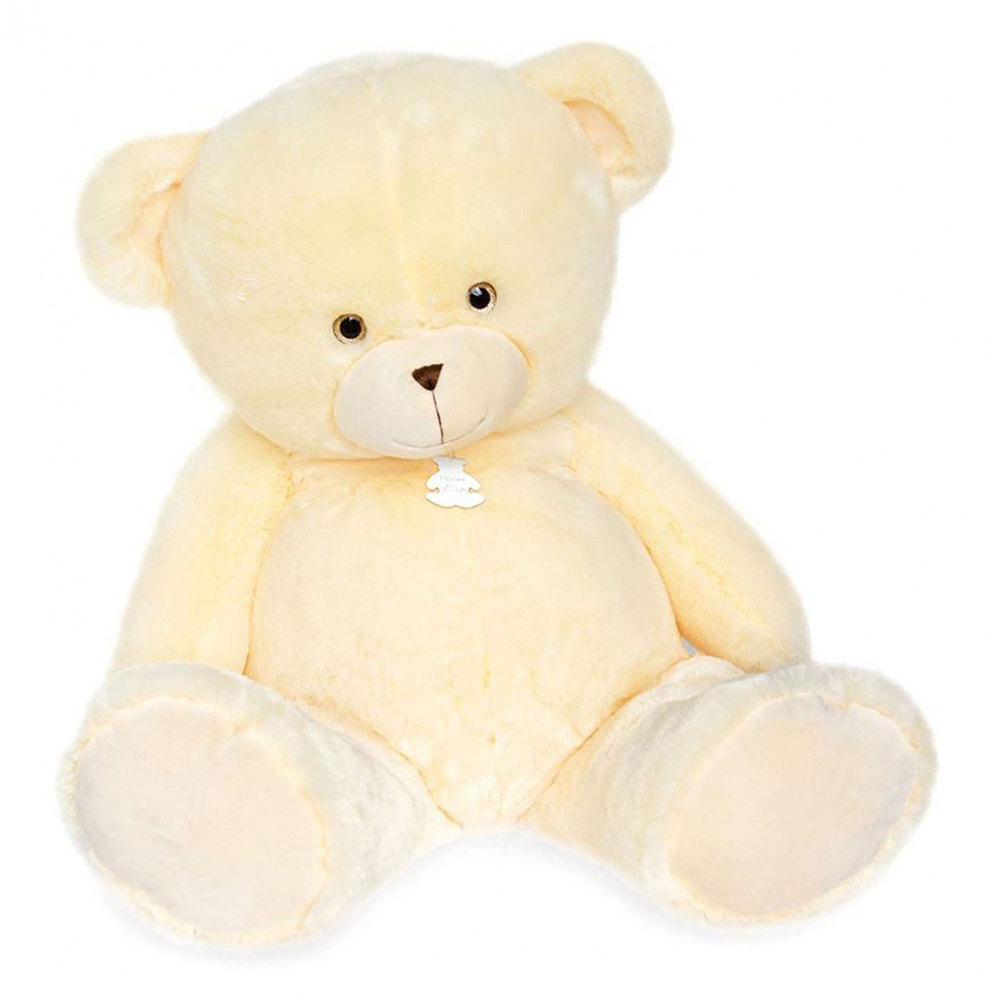 Peluche Ours Bellydou Blanc 90cm